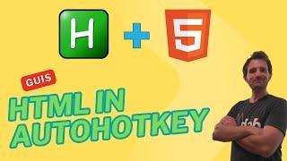 AutoHotkey V2 - Using HTML in GUIs