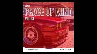 SLOW JAM MIX 2024 | 25 AUGUST | PEACE OF MIND VOL 93 | DJ Ace ️