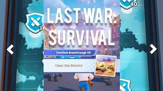 Last War: Survival Frontline Breakthrough Level 40 Completion Guide