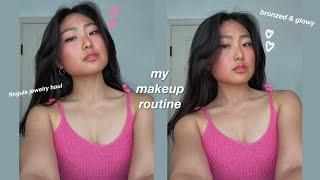 my everyday makeup routine + FINGULA jewelry HAUL   |Sua Kim