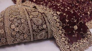 ARNG-3879 "The Wine Splash" Premium Designer Saree||Georgette Fabric||Crystals||Zari