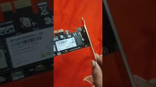 M.2  N V M E  to  Pci 1x  Express Card #device #a2z_shorts_video #unboxing