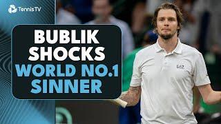 Alexander Bublik SHOCKS World No.1 Jannik Sinner!  | Halle 2025 Highlights