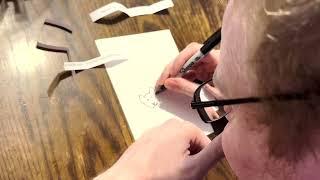 Drawing requests from autistic artist, Trent!