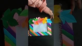 Beautiful Unique style Photo frame craft idea/ easy and Beautiful/ DIY- photo frame