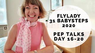 Flylady 31 Babysteps for Beginners! 2020 Instagram series (Days 16-20)