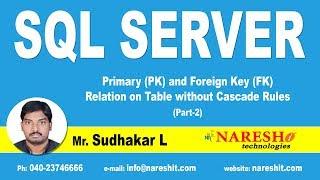 Primary (PK) and Foreign Key (FK) Relation on Table without Cascade Rules Part 2 | MSSQL Training