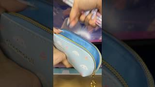 My new Cinnamoroll pen case and pens #asmr #tiktok #sanrio #shorts #unboxing #cinnamoroll #cute