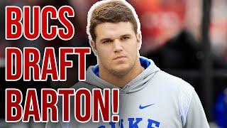 Tampa Bay Buccaneers DRAFT Duke C Graham Barton w/ 26th Overall Pick!