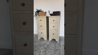 Furniture makeover using a faux wood glaze technique #furnitureflipping #diy