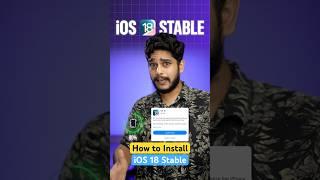 Install iOS 18 Stable and Remove Beta #iphone #ios18 #ios