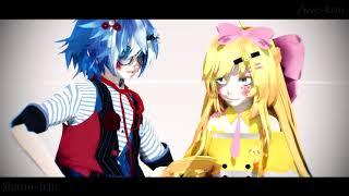 (MMD x FNAF2) I Luv It! [Toy Bonnie x Toy Chica]