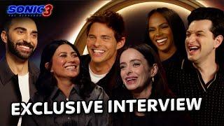 Shadow Vs Cyclops!? HILARIOUS Sonic Move 3 Interview | Ben Schwartz, James Marsden & More!