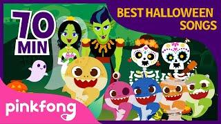 Halloween Zombie Sharks and more | Halloween Songs | +Compilation | Pinkfong Songs for Children