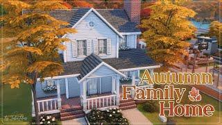 Осенний семейный дом│Строительство│Autumn Family Home│SpeedBuild│NO CC [The Sims 4]