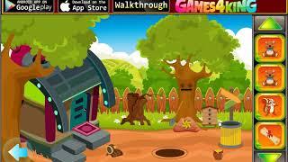 G4K Cute Girl Escape From Fantasy house Game Walkthrough