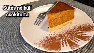 Legkönnyebb csokoládétorta,sütés nélkül. Kezdőknek is.