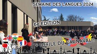 Semaine des Langues 2024 (25 au 29 mars) & défilé du Carnaval, Collège les Perrières