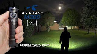 SKILHUNT M300 V2 - powerful & compact 21700 magnetic USB rechargeable flashlight CREE XHP50.2 HD LED