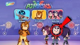 PJ Masks Secret Game with Armadylan and Wolfy Kids