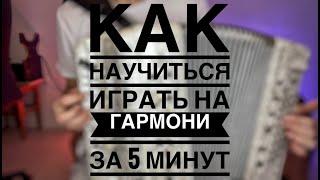 КАК НАУЧИТЬСЯ ИГРАТЬ НА ГАРМОНИ ЗА 5 МИНУТ!