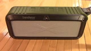 Excellent Trendwoo Rockman L Wireless Stereo Bluetooth Speaker Water Resistant Shockproof and Dustpr