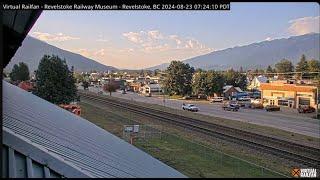 Revelstoke, British Columbia, Canada  PTZ | Virtual Railfan LIVE !