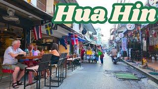 [4K] Walk along Hua Hin 2024. One of the best city in Thailand!