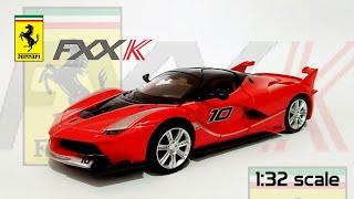 Ferrari FXXK 1:32 scale Diecast Car (Red) - Close Up