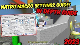 Natro Macro Settings Tutorial *UPDATED GUIDE* | 2023