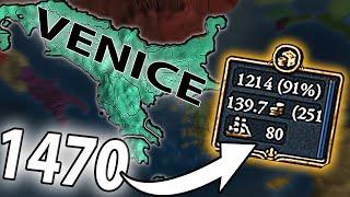 Ridiculous Income as Venice Trade Empire in EU4