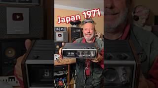 70s Vintage Rare Old RADIO FLIP CLOCK - National PANASONIC Japan 1971