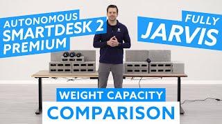 Autonomous SmartDesk Pro vs. Fully Jarvis Standing Desk Weight Capacity Comparison