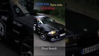 BMW E36 Turn into Drift King #Shorts #youtube #cars #viralvideo #bmw #automobile #youtube #carbuild