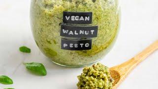 Vegan Walnut Pesto (5 min)