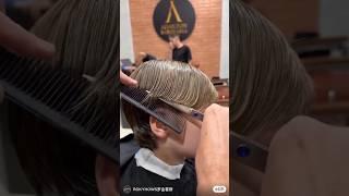 Hair cutting skills  #asmr #hairstyle #art