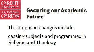 Cardiff University, Welsh Labour and the war on Christianity