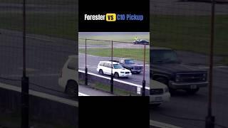 Forester vs C10 PickupSeekonk Speedway#forester #chevyc10 #seekonkspeedway