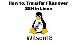 How to: Transfer files over SSH