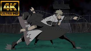 Minato vs Obito 4K - Naruto Shippuden EP 248