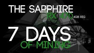 7 Days of Ethereum Mining With The 6 x RX 470 4GB Rig