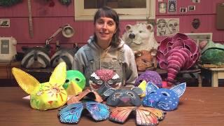 How to Make Animal Masks with Cardboard and Paper-Mache