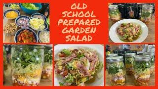 A Absolutely Stunning And Creative Way To Enjoy Salad Ahead All Week Long OLD SCHOOL GARDEN SALAD