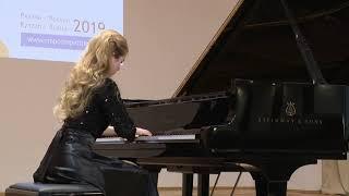 1st round Elina Valieva (last competition) 1st International Russian Music Piano Competition, Ryazan