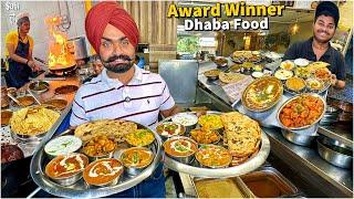 Punjabi 229/- Value 4 Money Dhaba Street Food India | HEAVY WEIGHT Thali