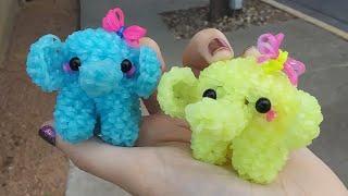 Loomigurumi Elephant Tutorial (Rainbowloom)