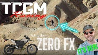 Off-Road on the Zero FX E-Bike in the White Hills with Neal from TCGM