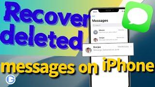 How to recover deleted text messages on iPhone [get back permanently deleted Messages and iMessages]