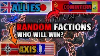 What If Everyone Joined Random Factions In HOI4? | AI Only Timelapse