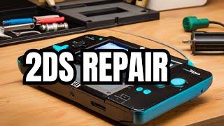 NINTENDO 2DS VOLUME CONTROLLER REPLACEMENT ... EASY FIX